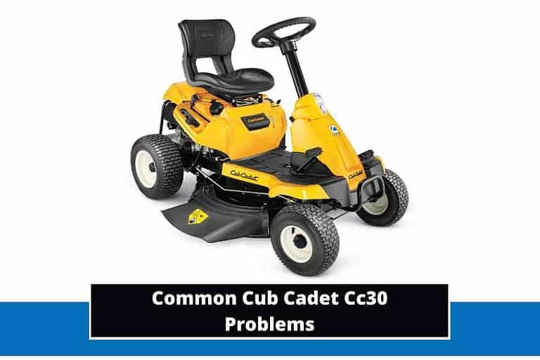 Cub Cadet Cc30 Problems