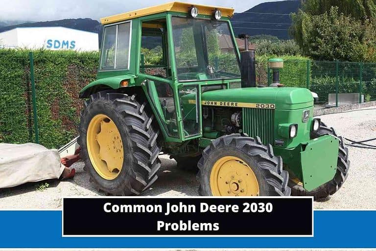 John Deere 2030 Problems
