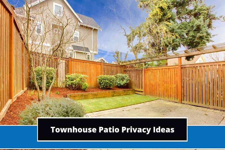 Townhouse Patio Privacy Ideas
